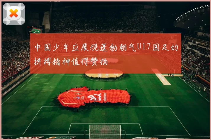 中国少年应展现蓬勃朝气U17国足的拼搏精神值得赞扬